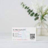 Orthopedische kliniek bedrijf | Schone afspraak Visitekaartje (Staand voorkant)