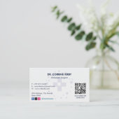 Orthopedische kliniek bedrijf | Schone afspraak Visitekaartje (Staand voorkant)