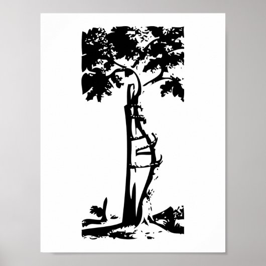 Orthopedische Kromme Boom Poster (Voorkant)