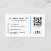 Orthopedische revalidatie | benoeming visitekaartje (Voorkant)