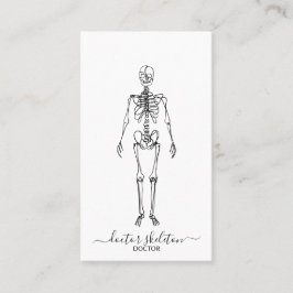 Orthopedische skeletarts visitekaartje
