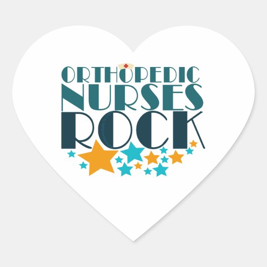 Orthopedische urses Rock Hart Sticker (Voorkant)