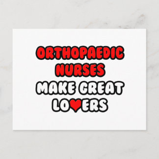Orthopedische verpleegkundigen maken grote liefheb briefkaart