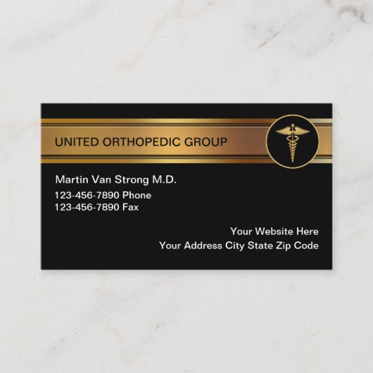 Orthopedische Visitekaartjes (Voorkant)
