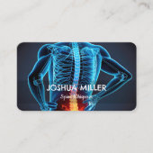 Orthopedische wervelkolom fluisteraar visitekaartje (Voorkant)