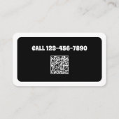 Orthopedist aangepaste QR Visitekaartje (Achterkant)