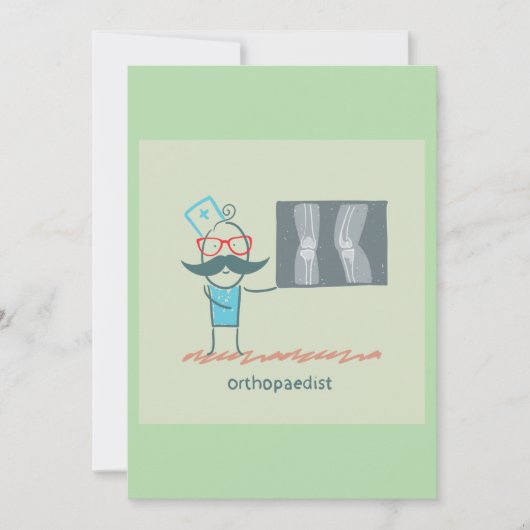Orthopedist Kaart (Voorkant)