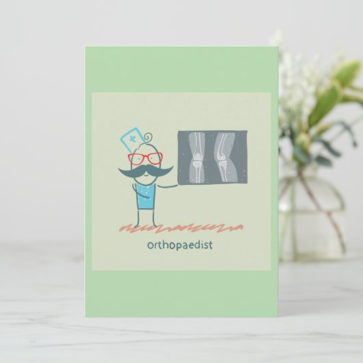 Orthopedist Kaart (Staand voorkant)