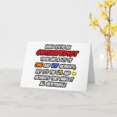 Orthopedist.. OMG WTF LOL Kaart (Gele Bloem)