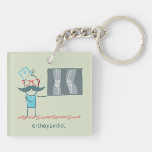 Orthopedist Sleutelhanger (Achterkant)