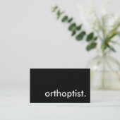 orthoptist. visitekaartje (Staand voorkant)
