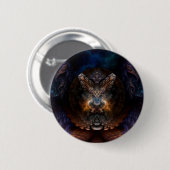 Orthricon Fractal Art Ronde Button 5,7 Cm (Voorkant /achterkant)