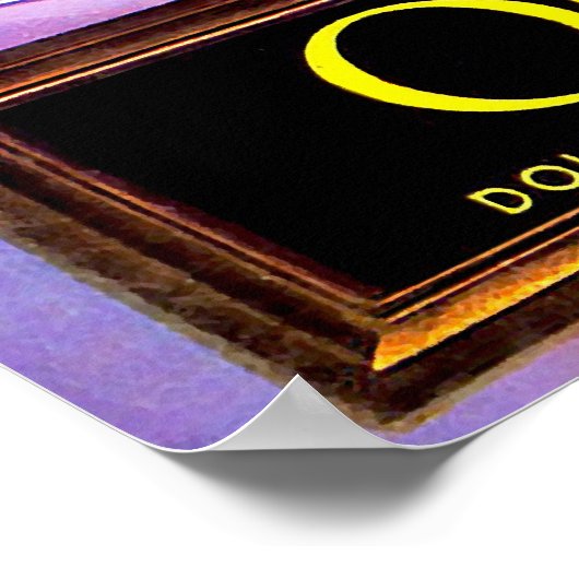 Ortisei, Dolomiti Alps, Val Gardena ski, Italië Poster (Hoek)