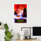 Ortisei, Dolomiti Alps, Val Gardena ski, Italië Poster (Thuiskantoor)