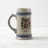 Ortiz Family Crest Stein Bierpul (Links)