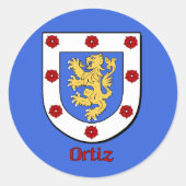 Ortiz Family Shield Stickers (Voorkant)