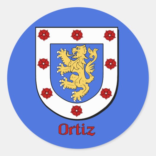 Ortiz Family Shield Stickers (Voorkant)