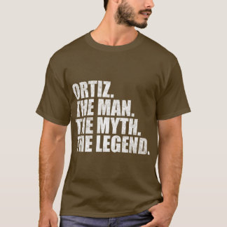 OrtizOrtiz Achternaam Ortiz Surna T-shirt