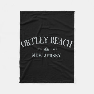 Ortley Beach New Jersey _ Ortley Beach Nj Zeilboot Fleece Deken