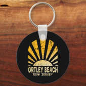 Ortley Beach Nj - Sunny Ortley Beach New Jersey  Sleutelhanger (Voorkant)