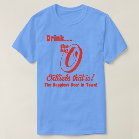 Ortliebs Retro defect bier T-shirt (Design voorkant)