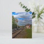 Orton Mere Station en seinhuisje Briefkaart (Staand voorkant)
