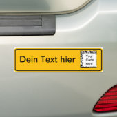 Ortsschild mal anders bumpersticker (Op auto)
