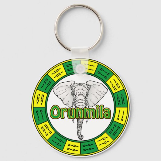 Orunmila - Ifá Sleutelhanger (Voorkant)