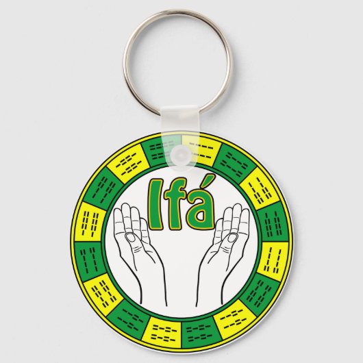 Orunmila - Ifá Sleutelhanger (Voorkant)