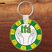 Orunmila - Ifá Sleutelhanger (Voorkant)