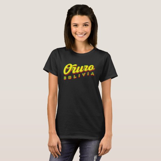 Oruro-Bolivia T-shirt (Voorkant volledig)