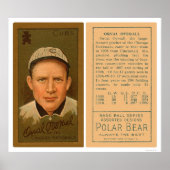 Orval Algehele Cubs Baseball 1911 Poster (Voorkant)