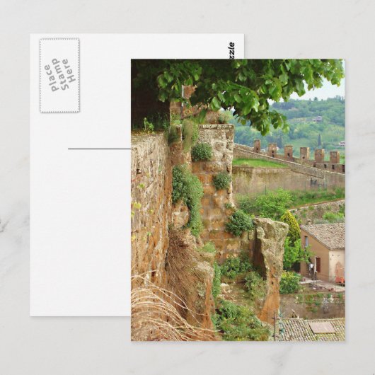 Orvieto Battlement Briefkaart (Voorkant / Achterkant)