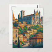 Orvieto, Italië, Briefkaart (Voorkant / Achterkant)