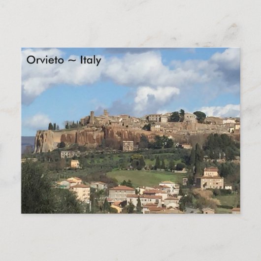 Orvieto, Italië Briefkaart (Voorkant)