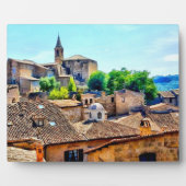 Orvieto Italy Hillside and Church Fotoplaat (Voorkant)