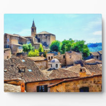 Orvieto Italy Hillside and Church