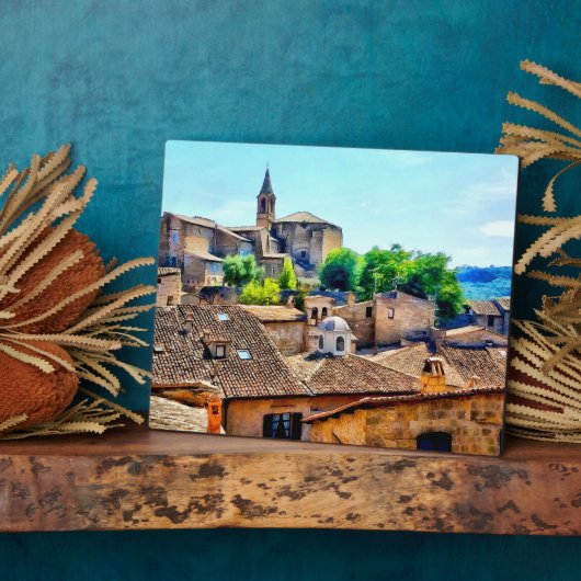 Orvieto Italy Hillside and Church Fotoplaat (Zijkant)