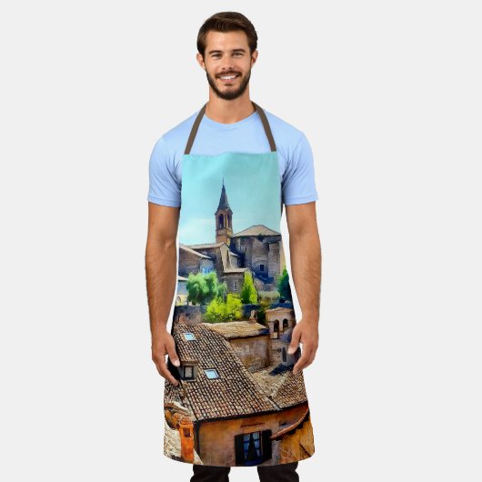 Orvieto Italy Hillside Schort (Gedragen)