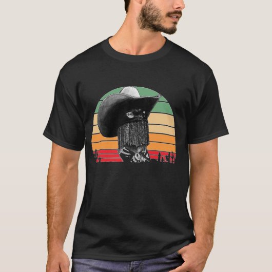 Orville Peck's raadselachtige Cowboy Vibes T-shirt (Voorkant)