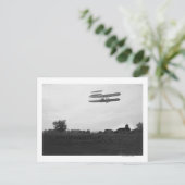 Orville Wright op vlucht 41 bij 60 voet hoog Briefkaart (Staand voorkant)