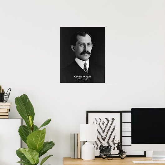 Orville Wright poster 16 x 20 inch (Thuiskantoor)