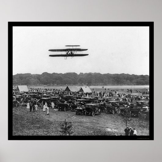 Orville Wright Record Flight 1909 Poster (Voorkant)