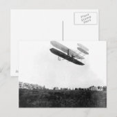 Orville Wright vliegt op Fort Myer, 9 september 19 Briefkaart (Voorkant / Achterkant)