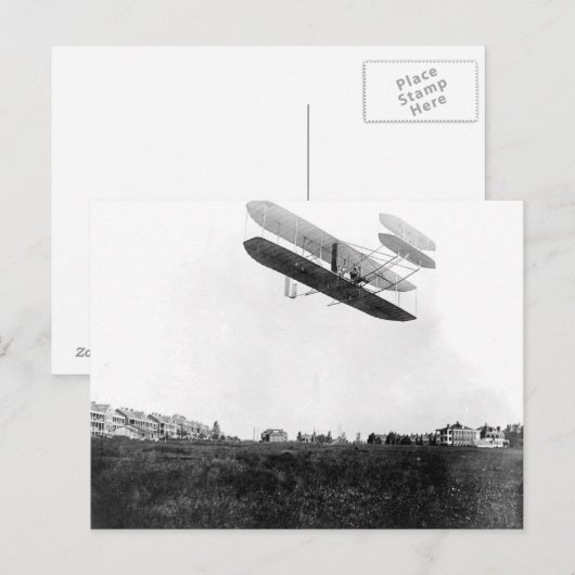 Orville Wright vliegt op Fort Myer, 9 september 19 Briefkaart (Voorkant / Achterkant)