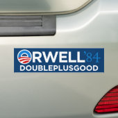 Orwell 1984 Bumpersticker (Op auto)