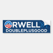 Orwell 1984 Bumpersticker (Voorkant)