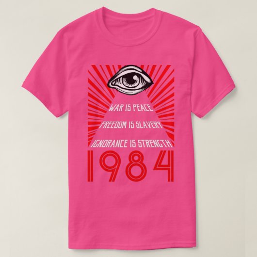 Orwell 1984 t-shirt (Design voorkant)