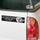 Orwell de Anvil Bumpersticker (Op Truck)