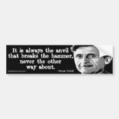 Orwell de Anvil Bumpersticker (Voorkant)